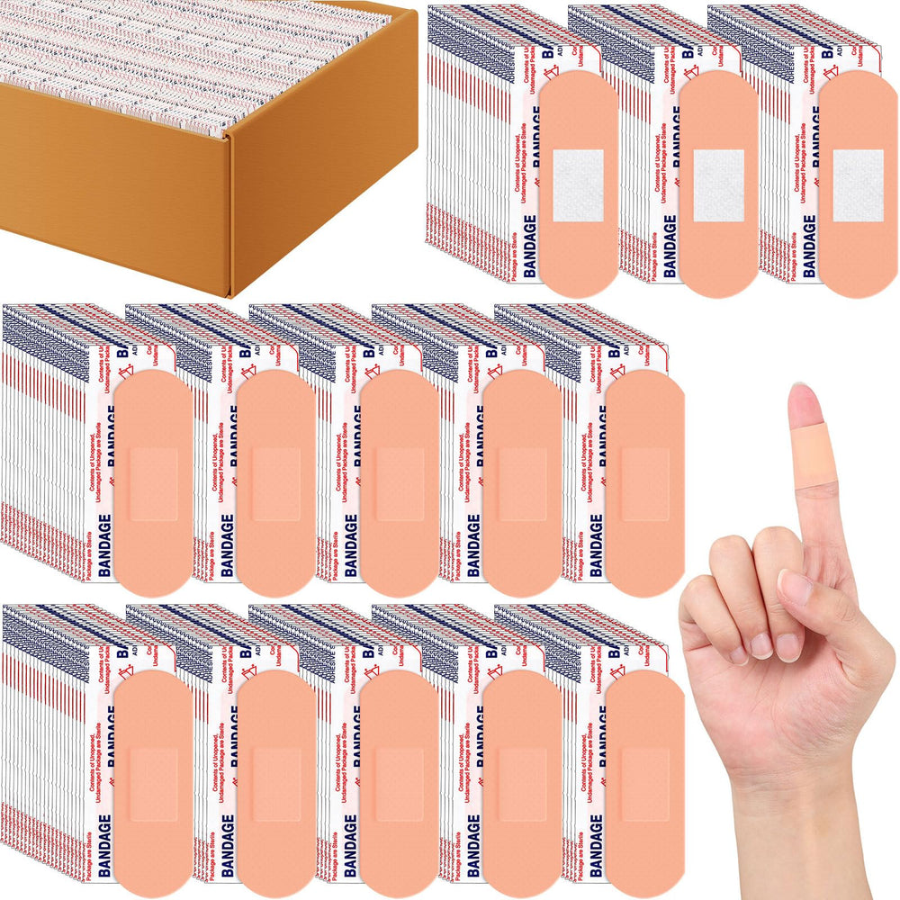 Timgle 1500-pack bandages bulk supply for classrooms and clinics.