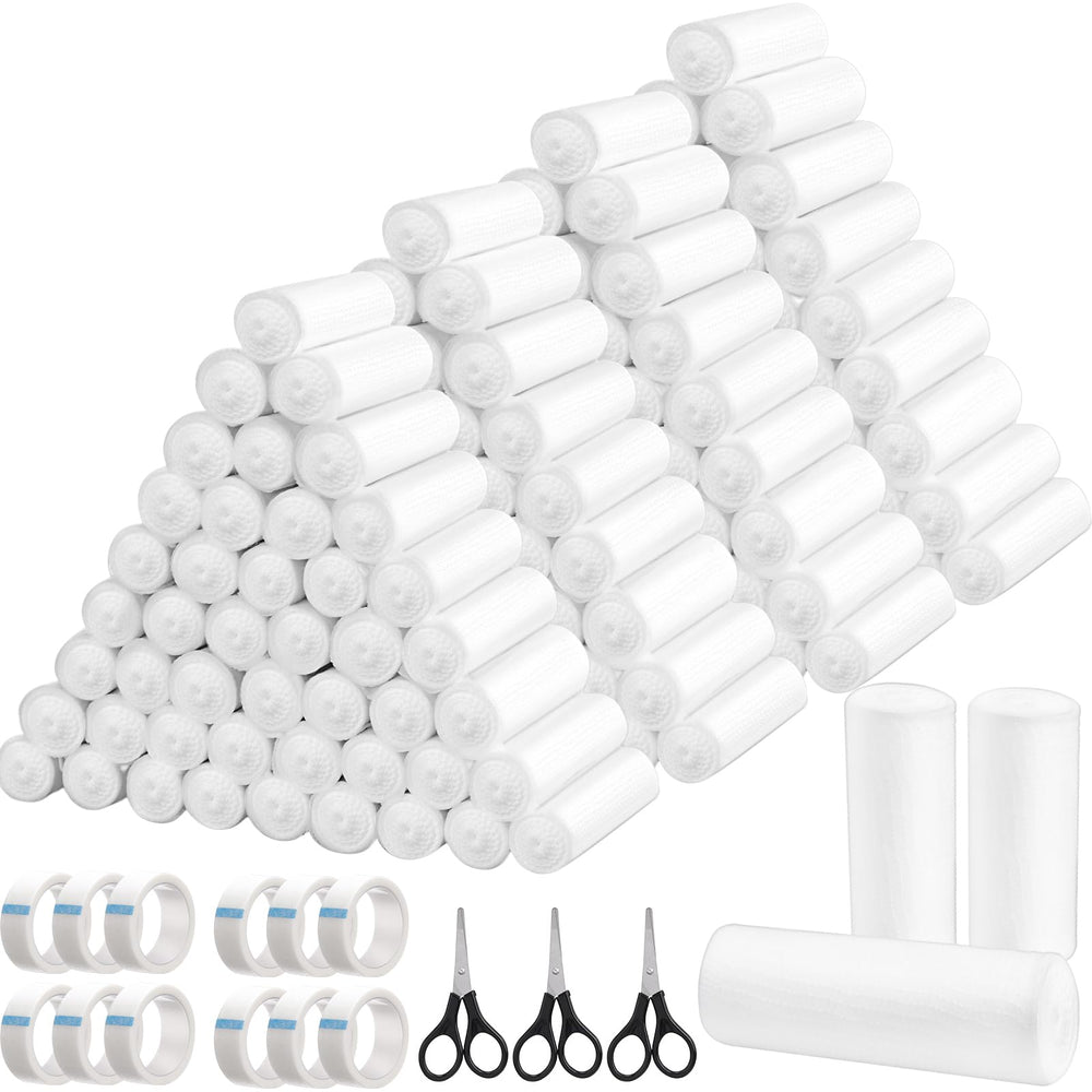 Timgle 180-pack gauze rolls ready for versatile wound care.