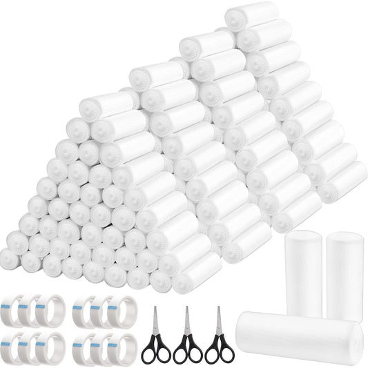 Timgle 180-pack gauze rolls ready for versatile wound care.