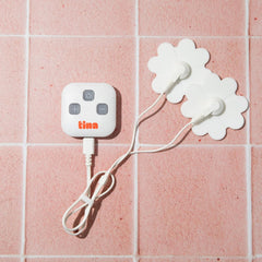 Tensie USB-C charging cable powering the device for day-long use