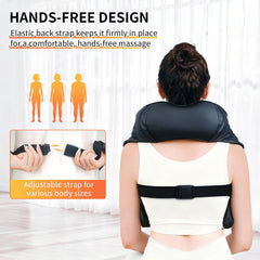 TISSCARE wearable massager with U shaped pillow for secure fit.