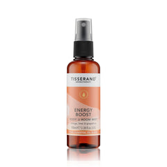 Tisserand Moodfix Mist bottle showing citrus blend for quick energy lift.