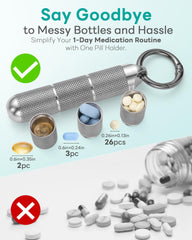 TISUR spring key ring attachment secures the case to a bag or belt loop.