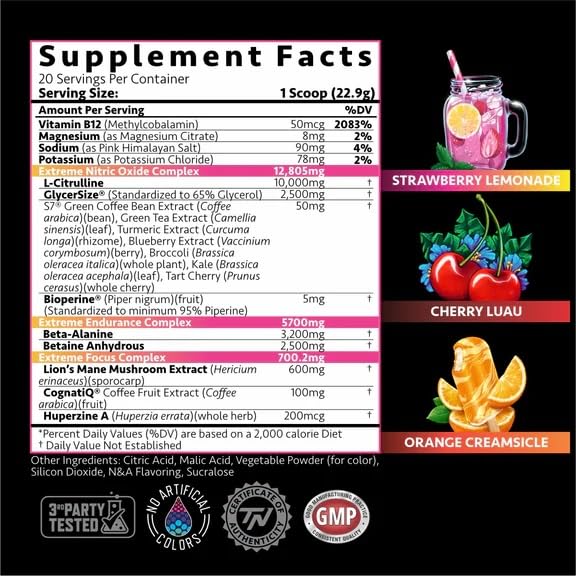 Titan Nutrition Pump Unrivaled pour bottle showing hydration-friendly serving.