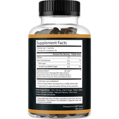 Titan Vigor Gummies hands holding bottle imply portable use during the day