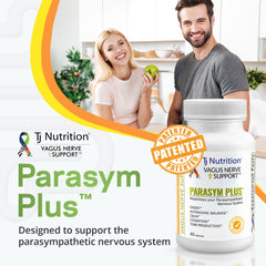 TJ Nutrition Parasym Plus digestive support scene; may promote better digestion through vagus nerve pathways.