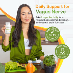 TJ Nutrition Parasym Plus packaging label; may reflect a patented formula for vagus nerve support.
