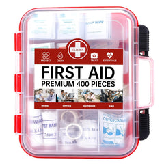 TLIEAO 400-piece kit contents for quick, organized care.