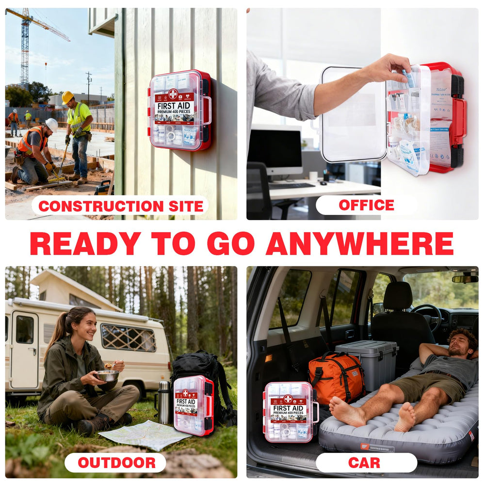 TLIEAO emergency kit for home, office, car, and on-the-go needs.