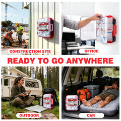TLIEAO emergency kit for home, office, car, and on-the-go needs.