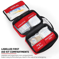 TLIEAO waterproof cover with reflective piping enhances nighttime visibility.