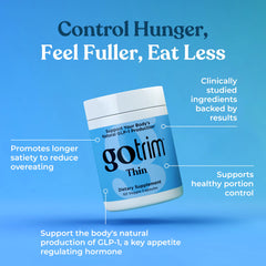 TLS GoTrim capsules closeup showing small vegan capsules for daily use.