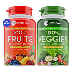 TM NATURALS fruit and veggies bottle pour for convenient daily use