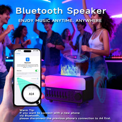 TMEHM 2026 aroma diffuser with seven-color cycle breathing mode.