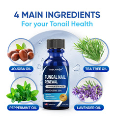 Tobcharm application spot on nail area for targeted care