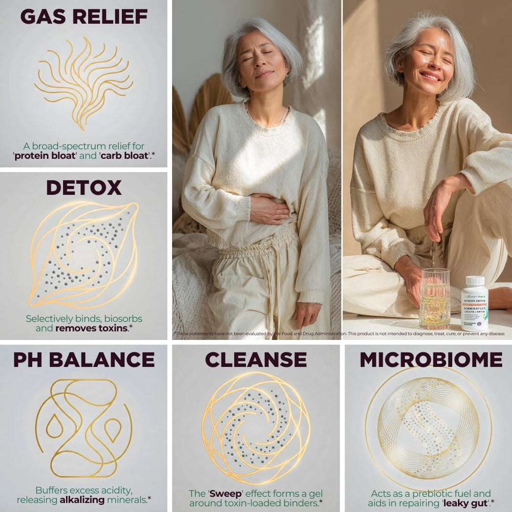 TODICAMP Sorbolit daily detox plan label showing flexible cleanse options.