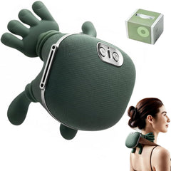 TOlegen shoulder neck massager green front view for neck strain relief at home