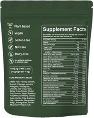 TOGOLIUN Greens Gummies label highlights chlorella and spirulina ingredients