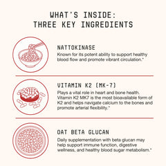 Toku Flow oat beta-glucan 3g from organic oats supports internal balance.