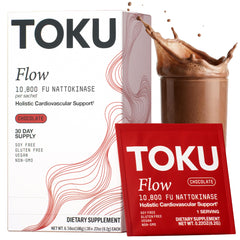 Toku Nattokinase powder on a spoon for daily wellness