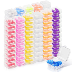 Tondiamo bulk ear plugs 150 pairs with carry cases for travel hygiene.