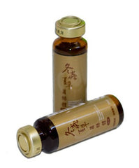 Close-up of Tonicology Pure Extract contents showing high polysaccharide and mineral nutrition.