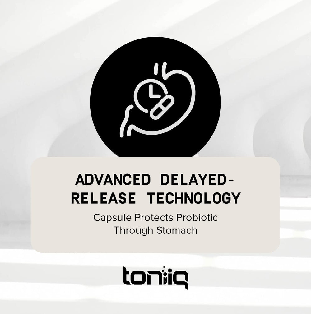 Toniiq batch-testing-process symbol confirming product purity.
