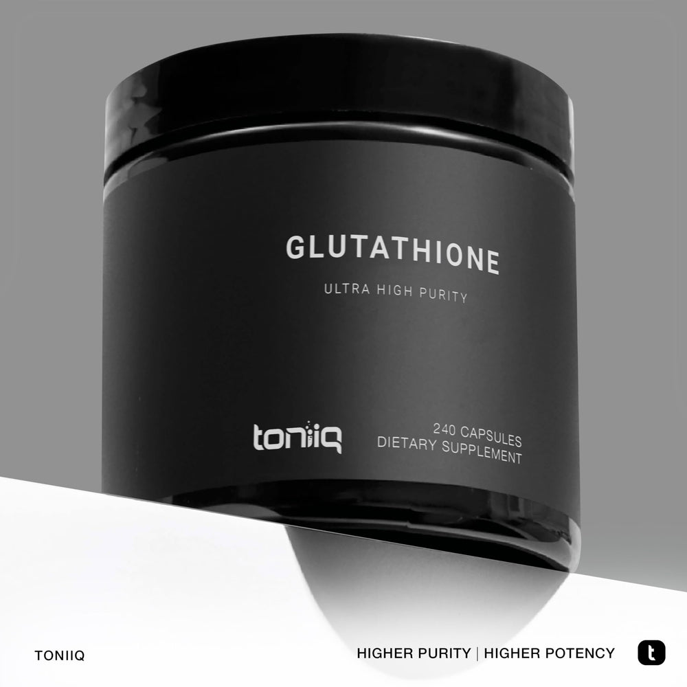 Toniiq Glutathione fermentation process visual emphasizing non-GMO method
