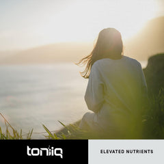 Toniiq Glycine purity seal on bottle communicates safety focus.