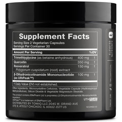 Toniiq NMNH capsules 60-count pack ready for everyday supplementation.