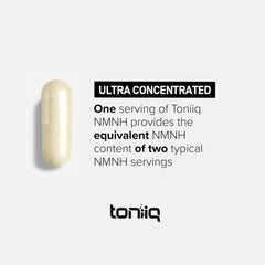 Toniiq NMNH GMP facility image reflects USA-made production.