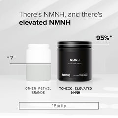 Toniiq NMNH third-party testing seal confirms quality.