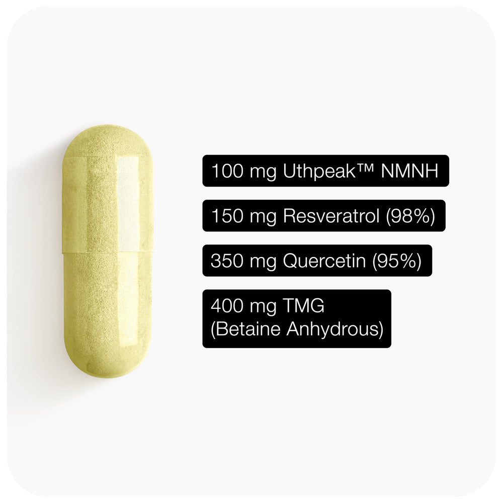 Toniiq NMNH shows TMG methylation support on label.