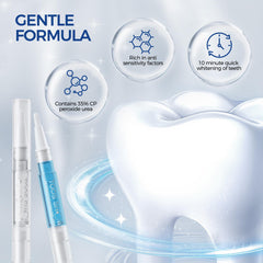 Toos Show Gel Pen provides precise, gentle whitening application.