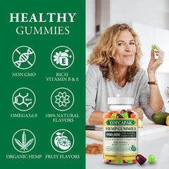 TopCAPAK Gummies shown in daily routine on desk or nightstand.