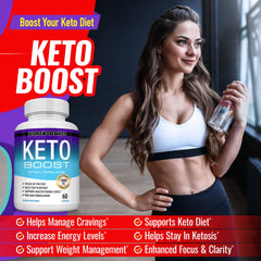 Toplux Keto Boost GMP seal indicates quality manufacturing