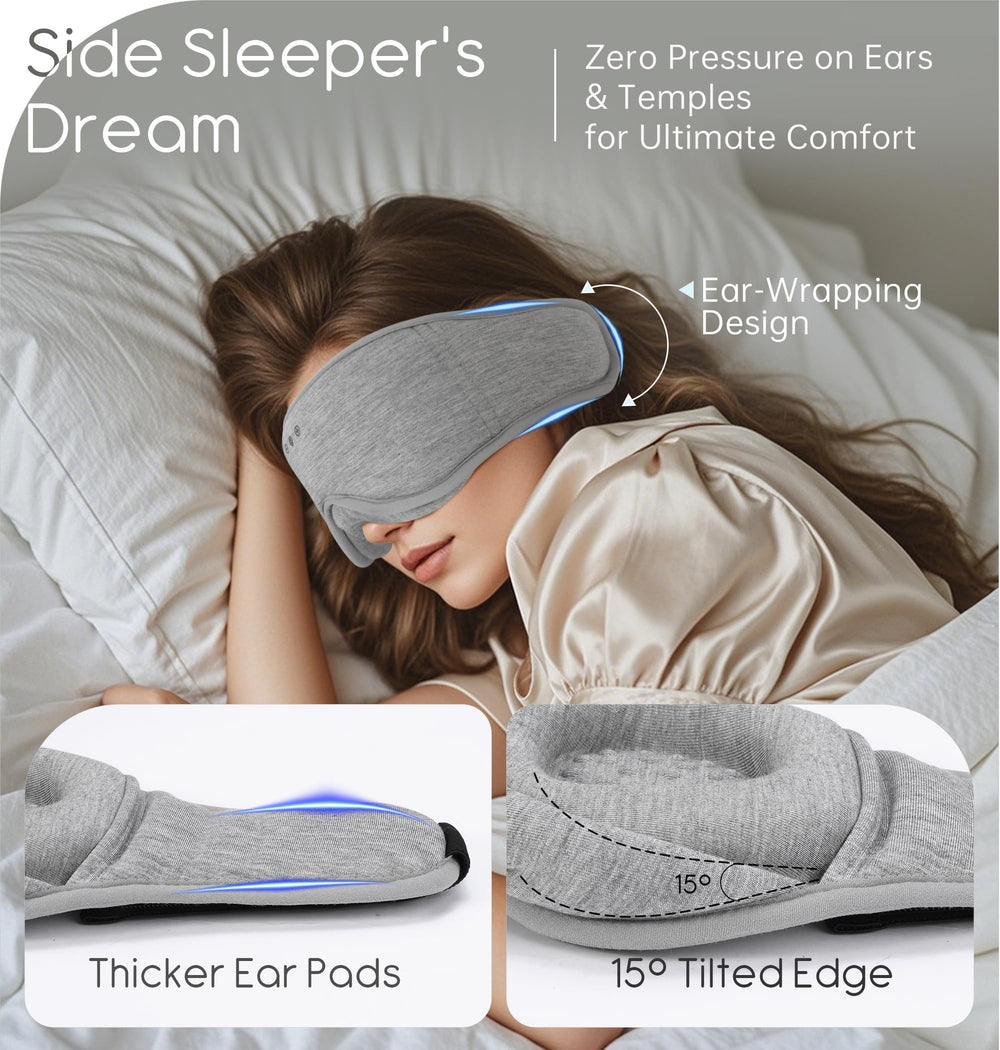 TOPOINT 15° angled fit stays secure while moving in bed