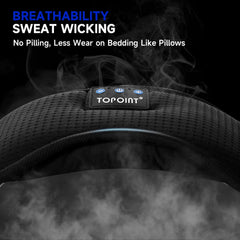 TOPOINT Extended Battery Sleep Mask Bluetooth for up to 15 hours of use.