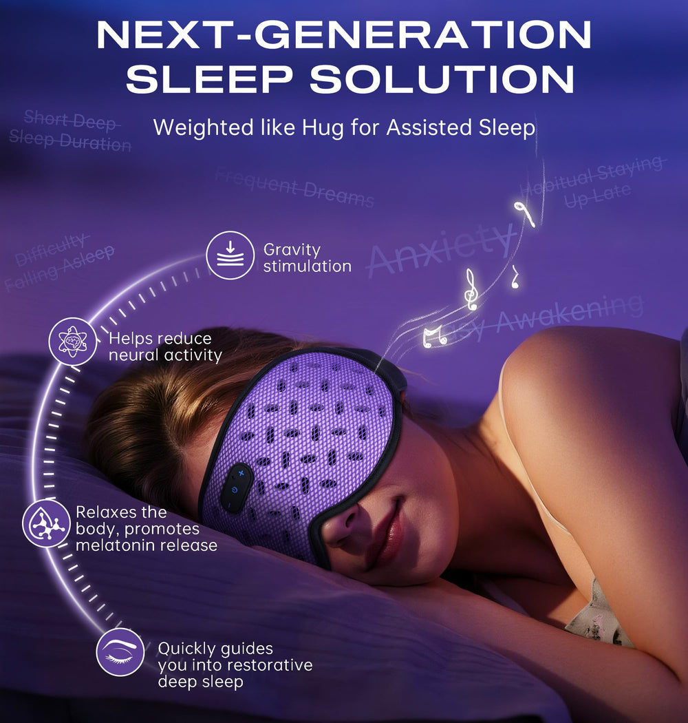 TOPOINT Sleep Mask 7-layer SoftAir for blackout and breathability