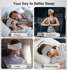 TOPOINT travel-ready sleep mask with compact packaging.
