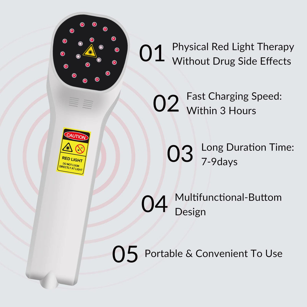 Toponechoice red light therapy device shoulder use shows targeted comfort