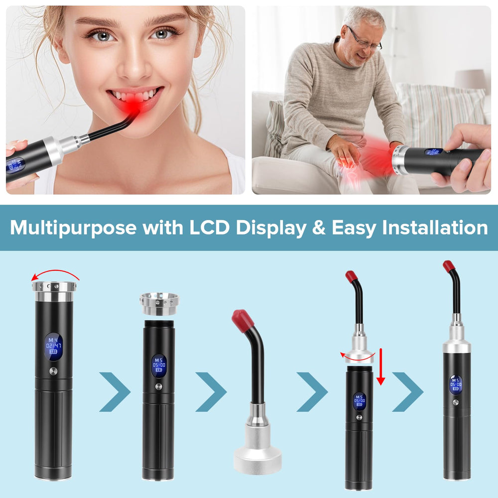 Topvent bright LCD display on device for quick control and monitoring.