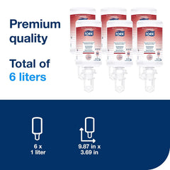 Tork 6x1L packs ready for busy workplaces.