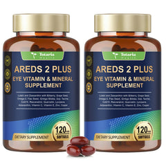 Totaria 19-in-1 AREDS2 bottle close-up showing macular support potential