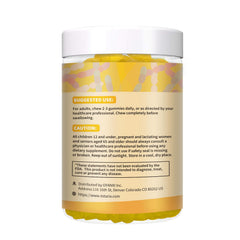 Totaria Fiber Gummies Pineapple closeup shows chewy texture and flavor