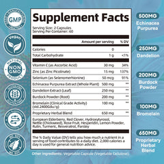 Totaria Lymphatic Drainage nutrient blend focusing on vitamins.