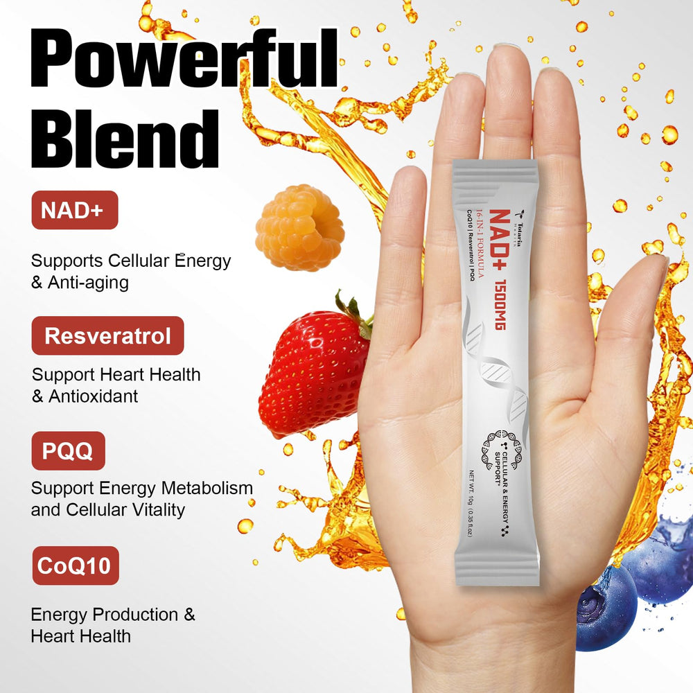 Totaria NAD liquid with black pepper extract for better absorption.