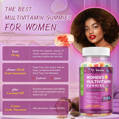 Totaria iron-cranberry-folate gummy close-up for daily iron support.