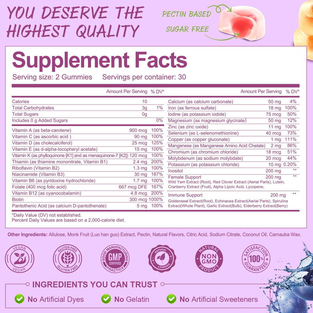 Totaria pineapple flavor gummy close-up for daily energy support.