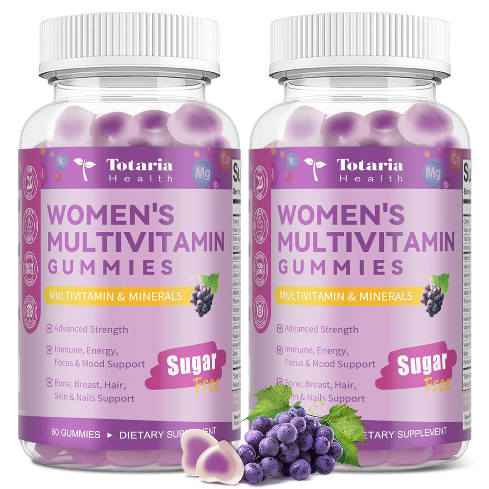 Totaria sugarfree women's multivitamin bottle showing daily energy support